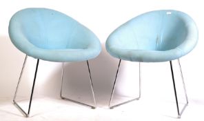 CONTEMPORARY SATELLITE TUB LOUNGE CHAIRS