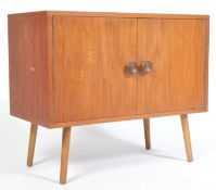 MID 20TH CENTURY 1960'S RETRO TEAK WOOD RECORD CABINET