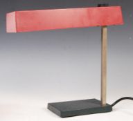 RARE 1950'S VINTAGE INDUSTRIAL DESK LAMP OF CUBIST FORM