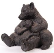 AUSTIN SCULPTURE RETRO STYLISED BEAR AND CUB BY SUZIE MARSH