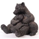 AUSTIN SCULPTURE RETRO STYLISED BEAR AND CUB BY SUZIE MARSH