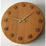 ORIGINAL PINE WALL CLOCK BY AARIKKA FINLAND