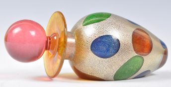 BLOWZONE STUDIO ART GLASS PERFUME BOTTLE BY IESTYN & EV DAVIES