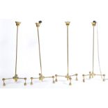 RARE 1970'S VINTAGE CHURCH BRASS CHANDELIERS FROM ST GILES CHURCH