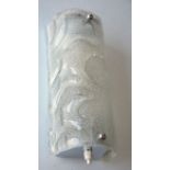 BELIEVED KALMARK 1970'S GERMAN ICE GLASS WALL LIGHT