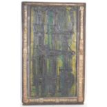 20TH CENTURY ABSTRACT FIBREGLASS ARTWORK WINDOW PANEL