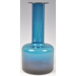 HOLMEGAARD 1960'S DANISH STUDIO GLASS GUL VASE BY OTTO BRAUER