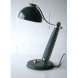 RARE 1950'S FRENCH INDUSTRIAL FACTORY TABLE DESK LAMP