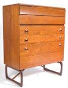 DANISH 1960'S RETRO VINTAGE TEAK WOOD SIX DRAWER CHEST