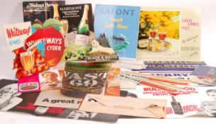 ASSORTED 1970'S / 80'S ALCOHOL PROMOTIONAL ADVERTISING SIGNS