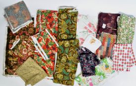 ASSORTED COLLECTION OF HIGH END DESIGNER FABRICS