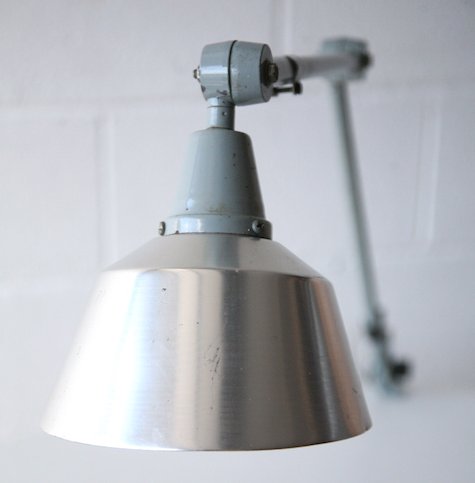 ORIGINAL 1950'S INDUSTRIAL DESK LAMP BY CURT FISCHER FOR MIDGARD - Image 2 of 4