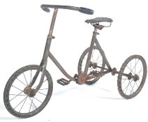 CHARMING RARE LATE 19TH CENTURY CHILD'S TRICYCLE