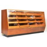 STAPLES EARLY 20TH CENTURY OAK SHOP HABERDASHERY DISPLAY COUNTER