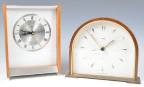 TWO ORIGINAL VINTAGE 1960S SMITHS MANTEL CLOCKS