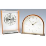 TWO ORIGINAL VINTAGE 1960S SMITHS MANTEL CLOCKS