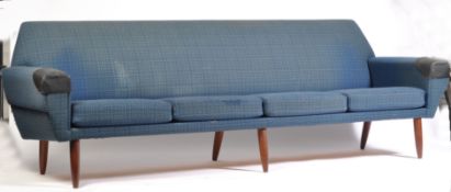 ORIGINAL 1970'S DANISH RETRO FOUR SEATER SOFA SETTEE