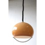 HARVEY I. GUZZINI ITALIAN 1970'S JOLLY PENDANT LAMP RISE AND FALL