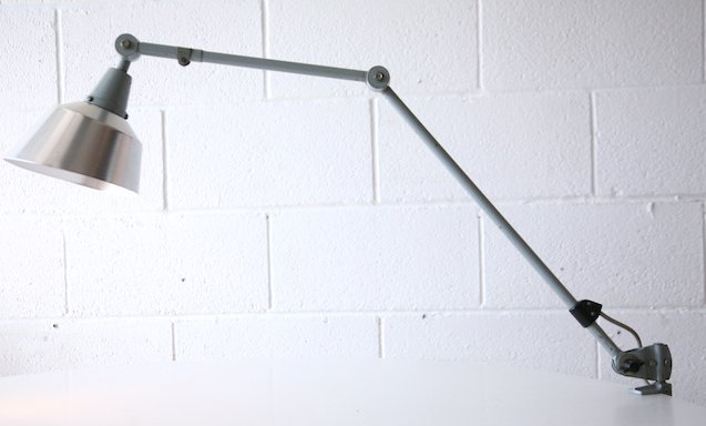 ORIGINAL 1950'S INDUSTRIAL DESK LAMP BY CURT FISCHER FOR MIDGARD - Image 3 of 4