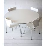 FRITZ HANSEN CHILDRENS TABLE AND CHAIRS BY A. JACOBSEN & P. HEIN