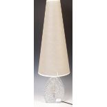 STUNNING SCANDINAVIAN RETRO STUDIO ART GLASS TABLE LAMP