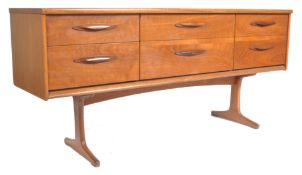 ORIGINAL VINTAGE 1960'S TEAK WOOD SIDEBOARD CREDENZA