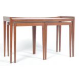 JASON MOBLER 1960'S DANISH TEAK WOOD NESTING TABLE