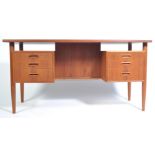 ORIGINAL 1960'S / 1970'S DANISH TEAK PARTNERS DESK