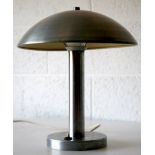 ORIGINAL 1930'S ART DECO TABLE DESK LAMP OF MUSHROOM FORM