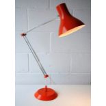 ORIGINAL 1960'S CZECH WORK DESK LAMP BY J. HURK FOR NAPAKO