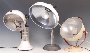 COLLECTION OF HEAT LAMPS HEALA, PIFCO & HANOVIA