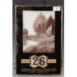 UNIVERSAL PUBLICITY CONTRACTORS ART DECO PERPETUAL CALENDAR