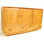 RARE 1950'S ERCOL WINDSOR PATTERN BEECH AND ELM SIDEBOARD