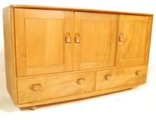 RARE 1950'S ERCOL WINDSOR PATTERN BEECH AND ELM SIDEBOARD