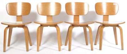 MOULDED PLYWOOD DINING / SIDE CHAIRS IN THE MANNER OF EAMES DCW