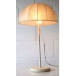 1960'S RETRO VINTAGE TABLE DESK LAMP WITH PAPER COCOON SHADE
