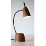 EAGLE HI LITE AMERICAN 1950'S FLEXIBLE GOOSE NECK DESK LAMP