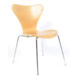 FRITZ HANSEN SERIES 7 DANISH DINING / SIDE CHAIRS BY ARNE JACOBSEN