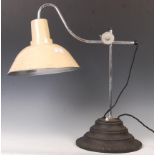 ORIGINAL 1940'S INDUSTRIAL HEAT LAMP / DESK LIGHT BY PERIHEL