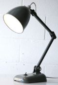 ORIGINAL 1950'S INDUSTRIAL FACTORY WORK LAMP BY MEMLITE