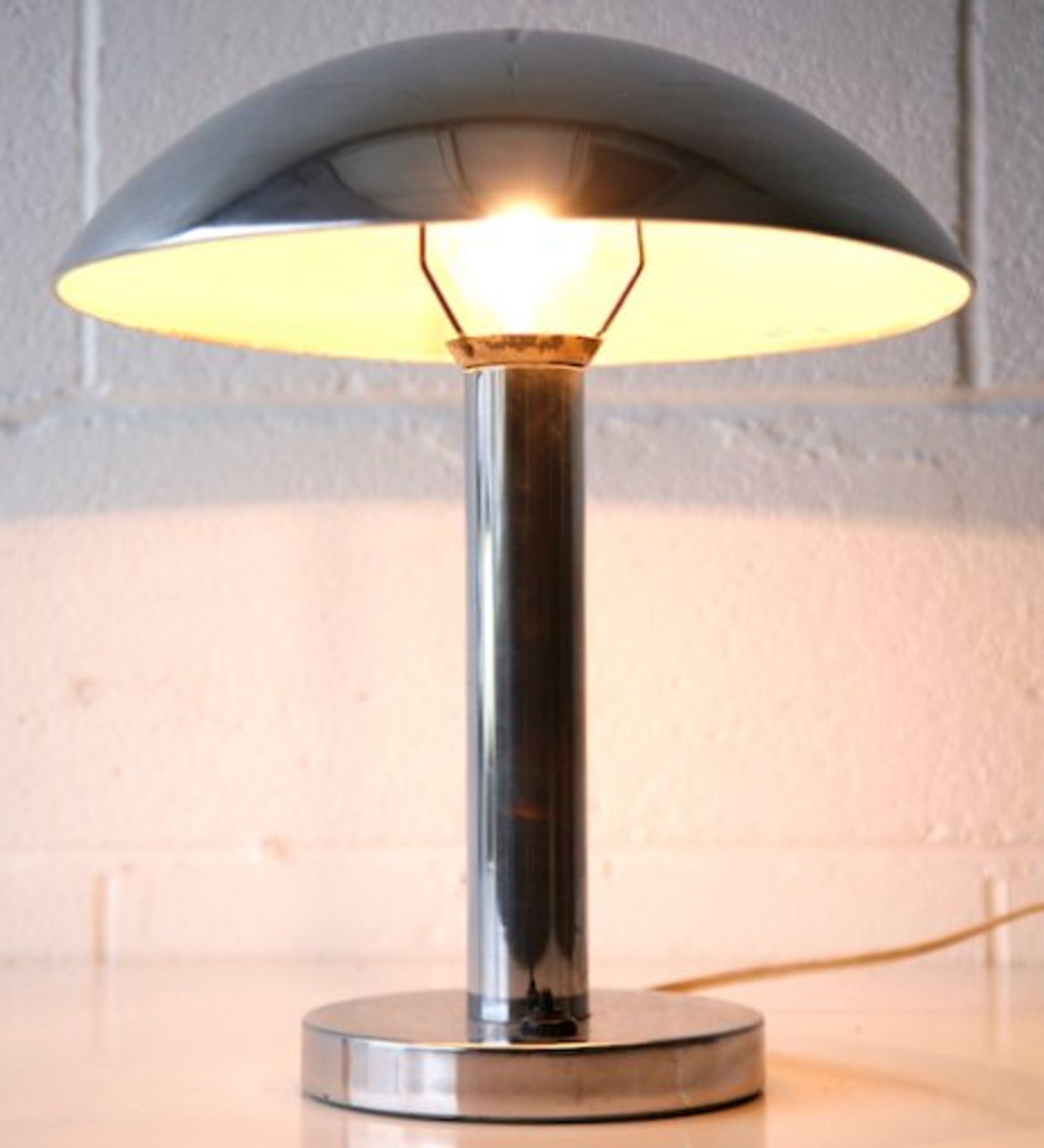 ORIGINAL 1930'S CZECHOSLOVAKIAN TABLE LAMP BY M. PROKOP FOR NAPAKO - Bild 3 aus 5