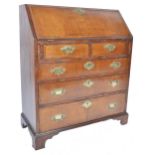 RARE 17TH CENTURY SMALL WALNUT QUEEN ANNE BUREAU