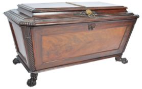 19TH CENTURY HIGH REGENCY IRISH / SCOTTISH WINE MAHOGANY COOLER