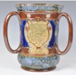 DOULTON THREE HANDLED LOVING CUP - LAMBETH TUG OF WAR 1904