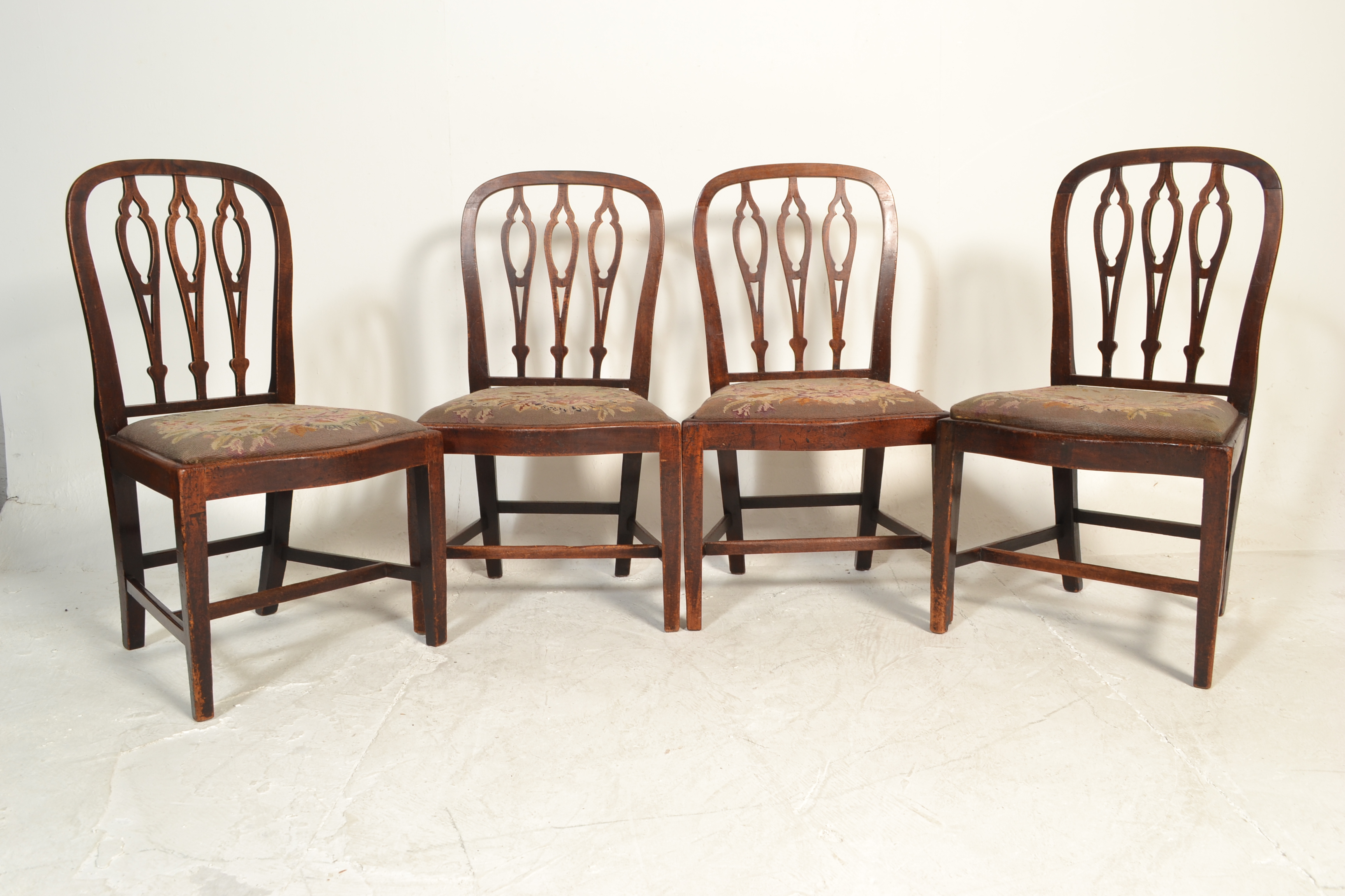 SET OF 6 19TH CENTURY GEORGE III MAHOGANY DINING CHAIRS - Image 28 of 32