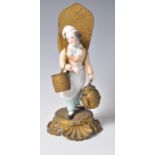 19TH CENTURY RUSSIAN GARDNER MANNER SPILL VASE FIGURINE