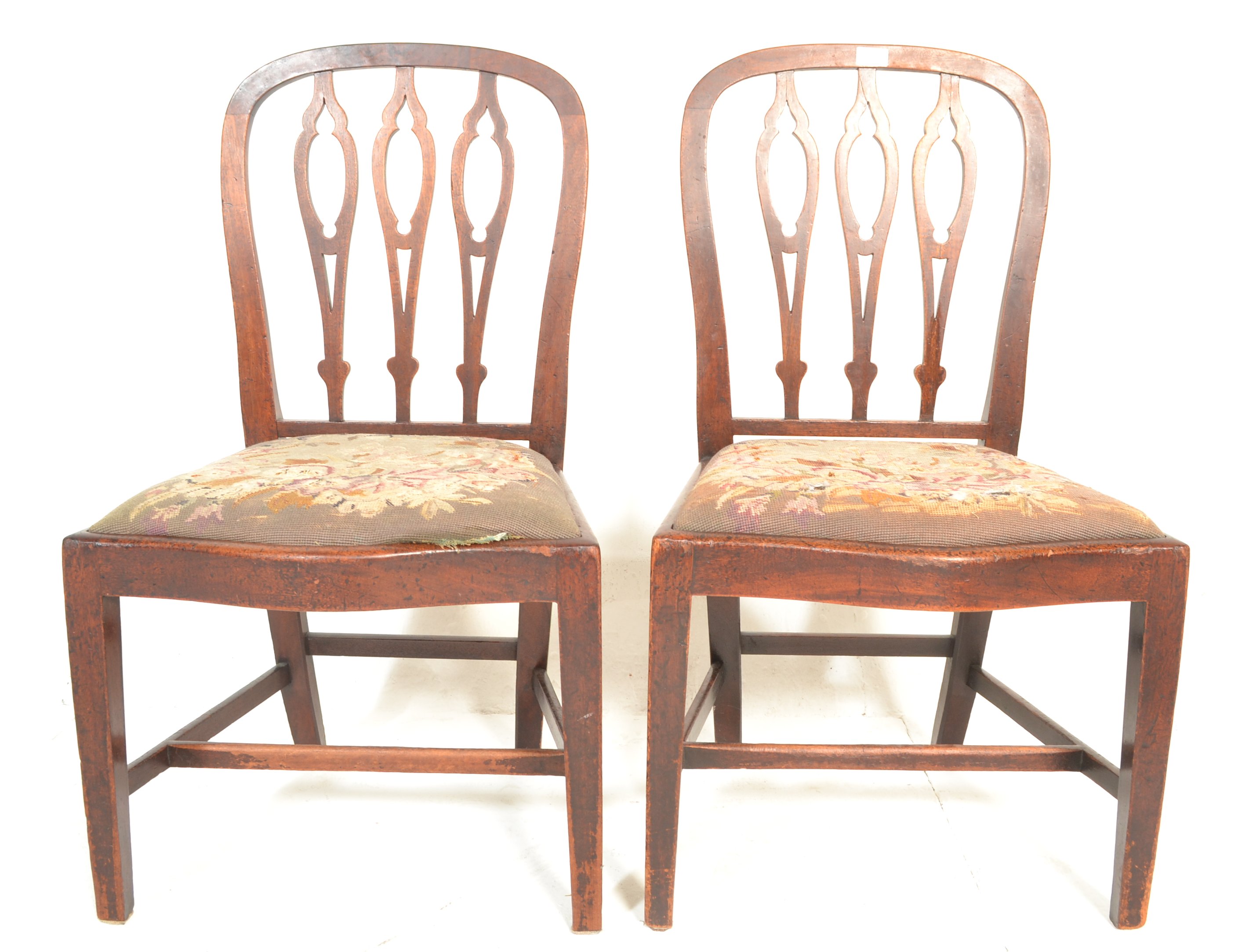 SET OF 6 19TH CENTURY GEORGE III MAHOGANY DINING CHAIRS - Image 22 of 32