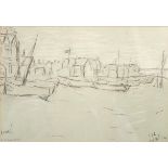 AFTER LAURENCE STEPHEN LOWRY RA (BRITISH 1887-1976) DEAL SIGNED PRINT