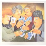 BERYL COOK SIGNED PRINT ENTITLED ' A FULL HOUSE '