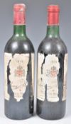 TWO BOTTLES OF 1970'S CHATEAU GASTON HOCHAR FRENCH RED WINE